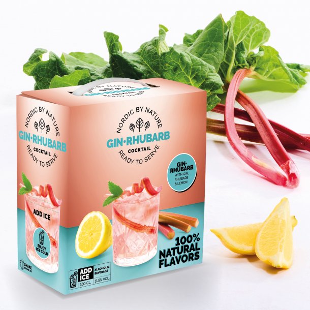 Nordic by Nature GinRhubarb Nordic By Nature Spritlageret ApS