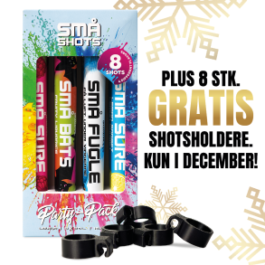 SM� Shots r�r 8 pk med holdere