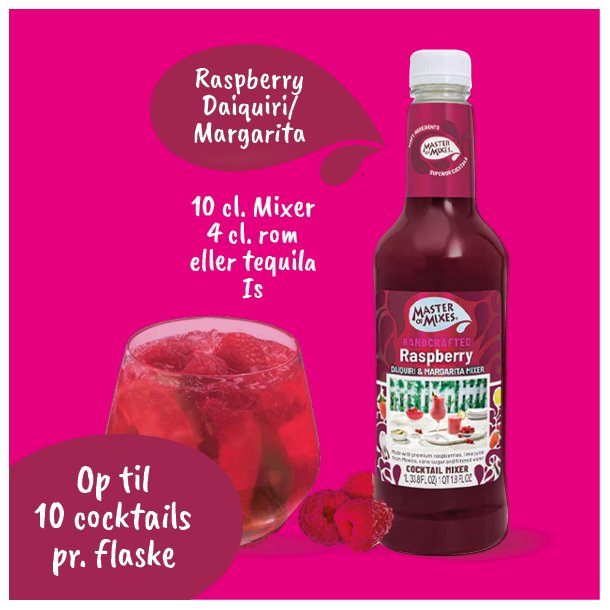 Master of Mixes Raspberry Daiquiri & Margarita